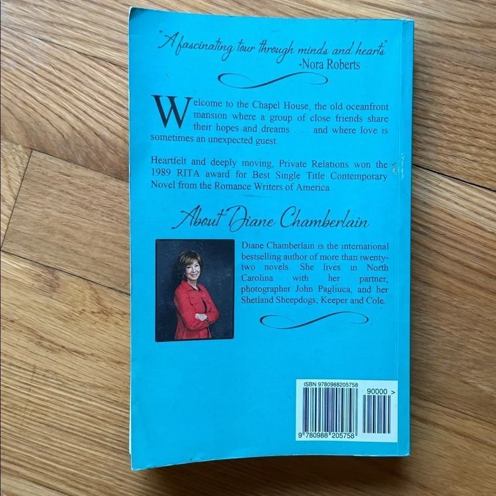“Private Relations 25th Anniversary Edition” Book by Diane Chamberlain